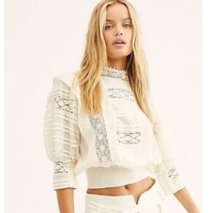 New Free People Women’s FP  Sydney Blouse Sz: XS